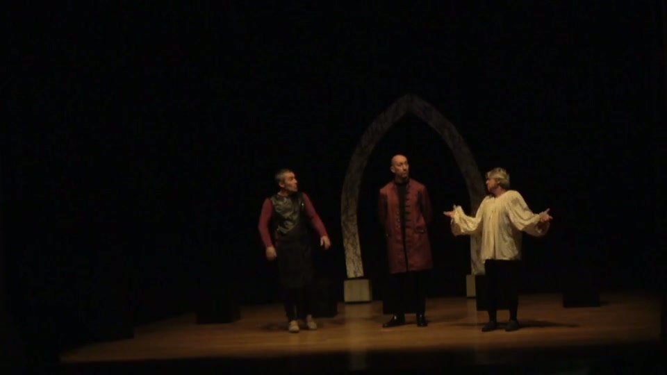 Il portiere accoglie Macduff e Lennox venuti a svegliare il re