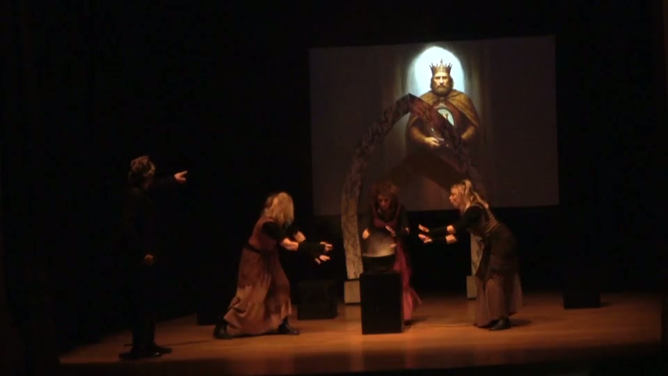 Macbeth chiede della stirpe di Banquo, e appare una processione di otto re